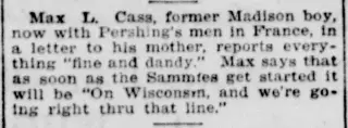 Military Newspaper clipping from Oct 31, 1917 5680104