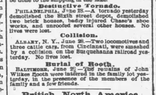 other Newspaper clipping from Jun 29, 1869 5680739