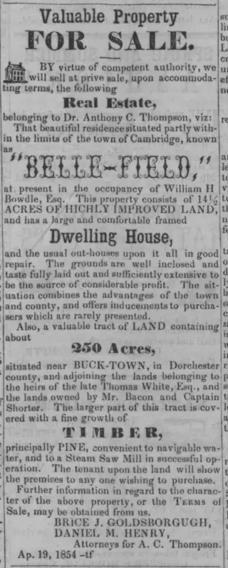 other Newspaper clipping from May 3, 1854 5680954