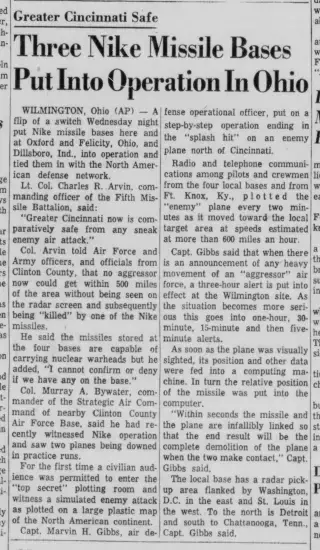 Military Newspaper clipping from Feb 25, 1960 5680965