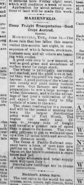 other Newspaper clipping from Jun 19, 1885 5681358