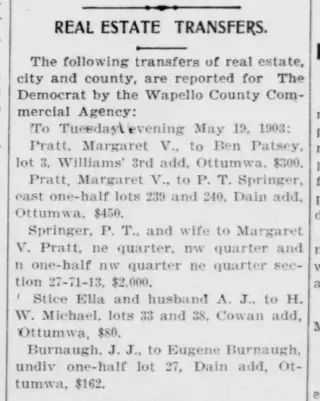 other Newspaper clipping from May 20, 1903 5682236