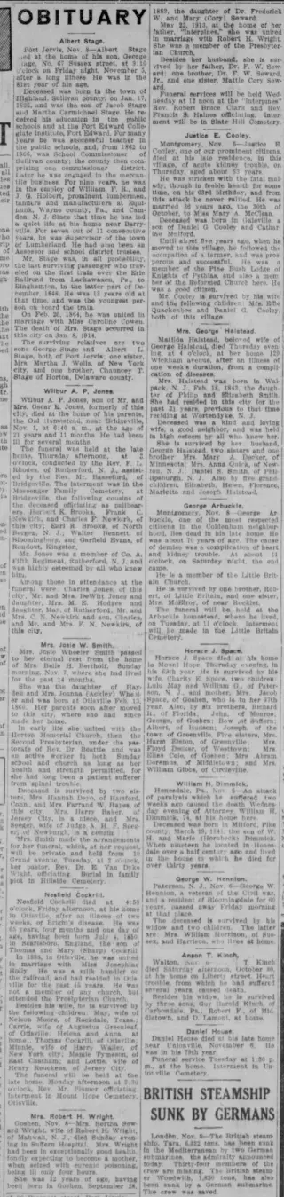 other Newspaper clipping from Nov 9, 1915 5683238