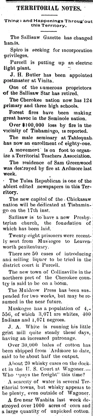 other Newspaper clipping from Nov 17, 1898 5683296