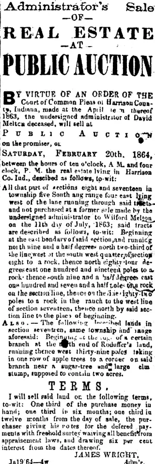 other Newspaper clipping from Jan 26, 1864 5683488