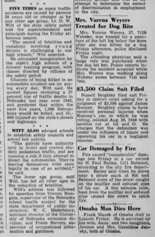 other Newspaper clipping from Feb 15, 1947 5683630