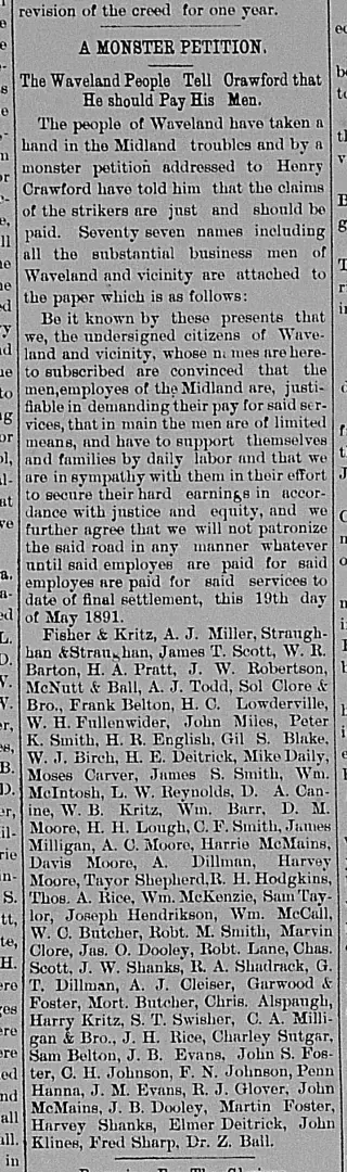 other Newspaper clipping from May 22, 1891 5684718