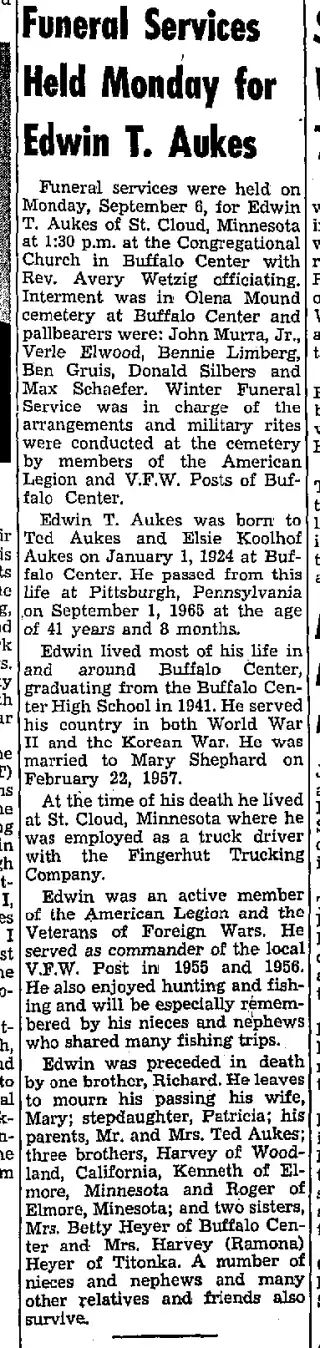 other Newspaper clipping from Sep 9, 1965 5684776