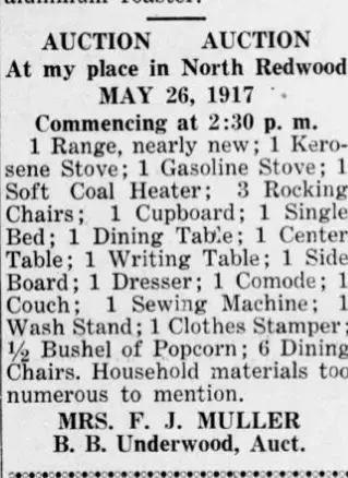 Business Newspaper clipping from May 23, 1917 5685178