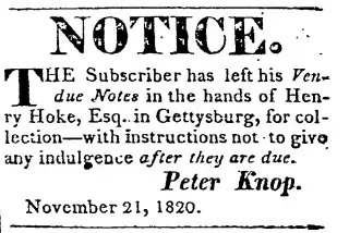 other Newspaper clipping from Nov 22, 1820 5685215