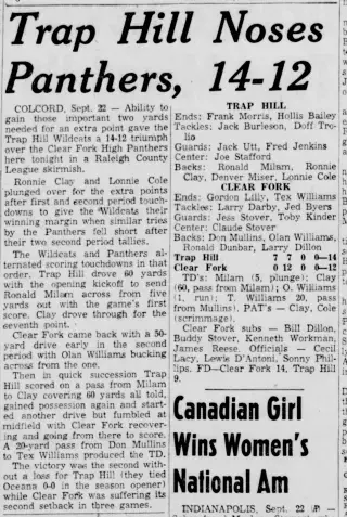 other Newspaper clipping from Sep 23, 1956 5685311