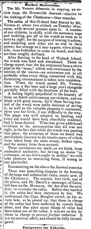 other Newspaper clipping from May 11, 1852 5686672