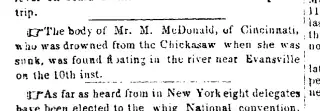 other Newspaper clipping from May 17, 1852 5686681