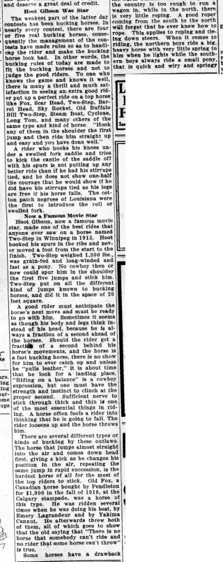 Sports Newspaper clipping from Jun 21, 1923 5686879