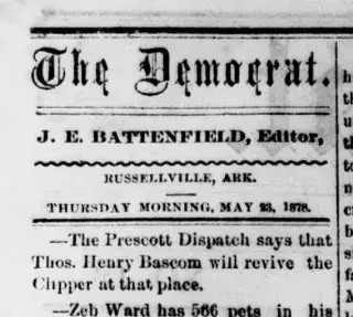 other Newspaper clipping from May 23, 1878 5687232