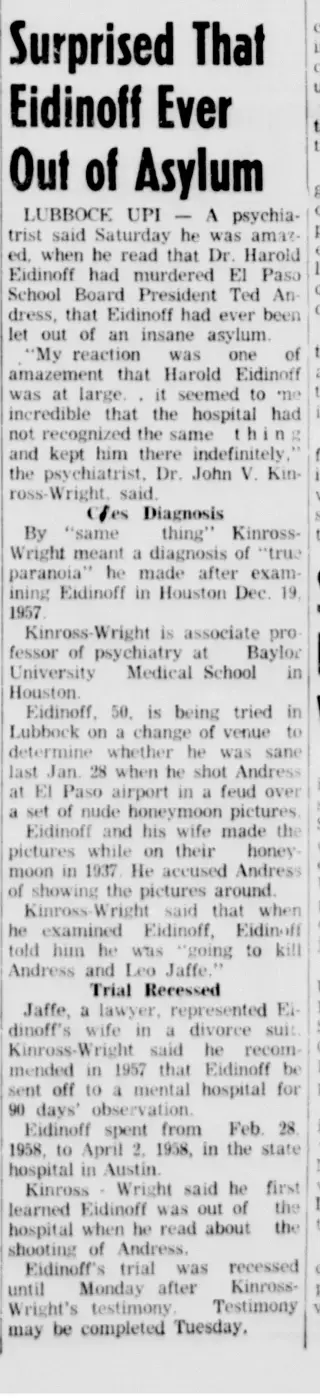 other Newspaper clipping from Nov 1, 1959 5687559