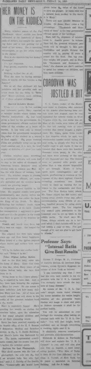 other Newspaper clipping from May 14, 1920 5688000