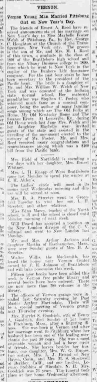 other Newspaper clipping from Jan 11, 1907 5688010