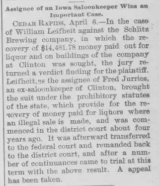 other Newspaper clipping from Apr 9, 1896 5688164