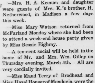 other Newspaper clipping from Feb 26, 1909 5689009