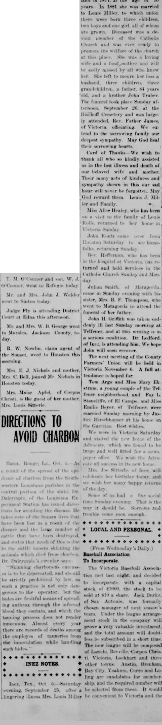 other Newspaper clipping from Oct 9, 1909 5689108
