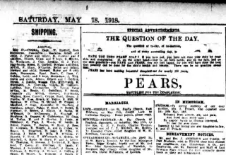Marriage Newspaper clipping from May 18, 1918 5689549