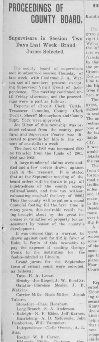 other Newspaper clipping from Jul 10, 1906 5690071