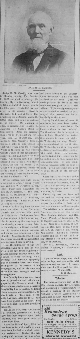 other Newspaper clipping from Mar 8, 1905 5691228