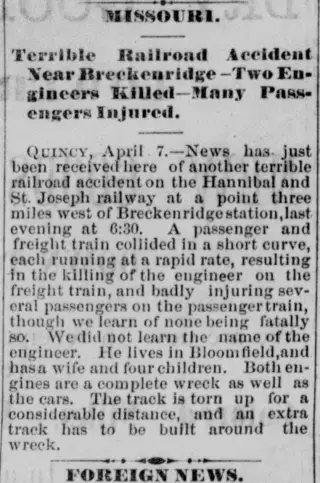 other Newspaper clipping from Apr 8, 1870 5691468