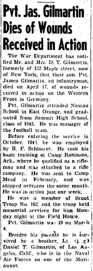 other Newspaper clipping from May 3, 1945 5691811