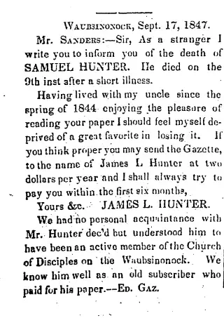 other Newspaper clipping from Sep 23, 1847 5691866