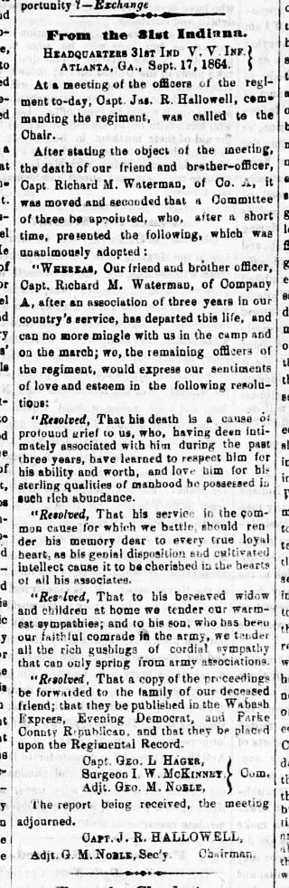 other Newspaper clipping from Sep 28, 1864 5691935