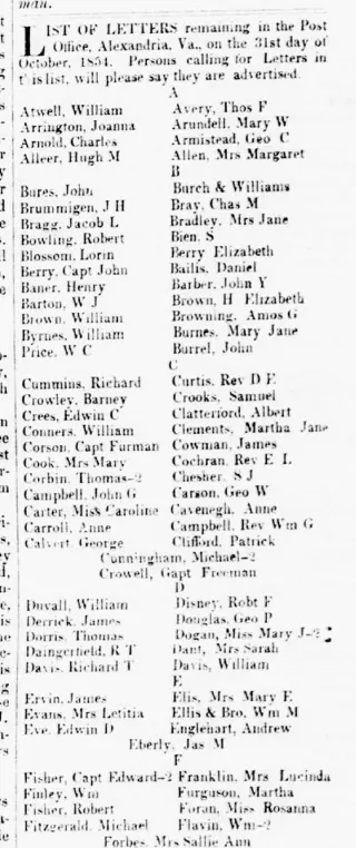 other Newspaper clipping from Nov 1, 1854 5692025