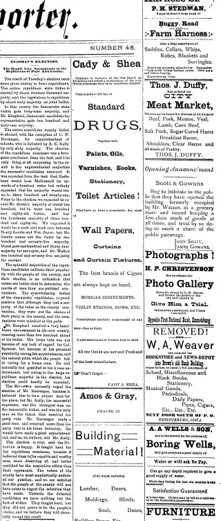 other Newspaper clipping from Nov 6, 1885 5692222