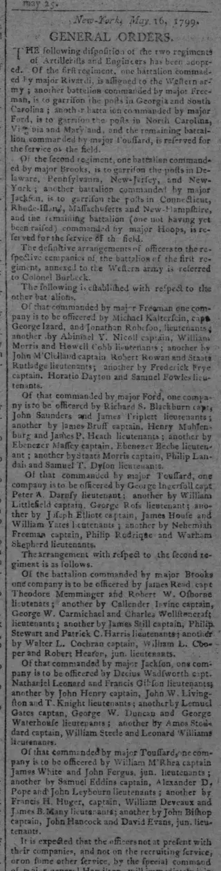 other Newspaper clipping from May 25, 1799 5692446