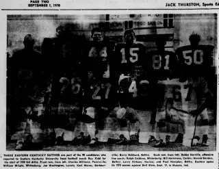 other Newspaper clipping from Sep 1, 1970 5692500