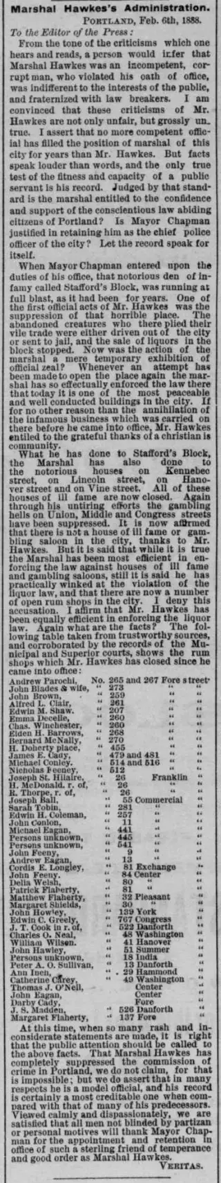 other Newspaper clipping from Feb 9, 1888 5693330