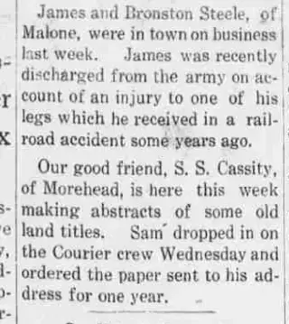 other Newspaper clipping from Jul 4, 1918 5693590