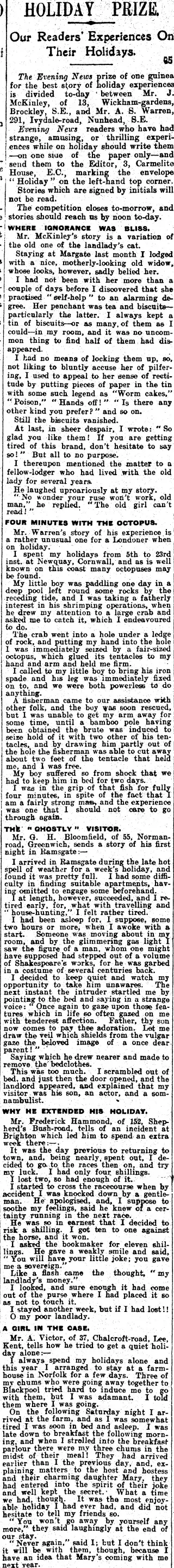 other Newspaper clipping from Aug 30, 1909 5693640