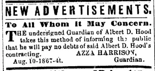 other Newspaper clipping from Aug 10, 1867 5693721