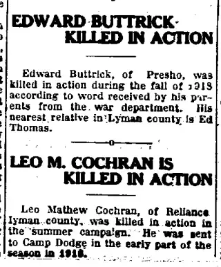 other Newspaper clipping from Apr 6, 1919 5694126