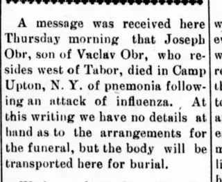other Newspaper clipping from Oct 3, 1918 5694657