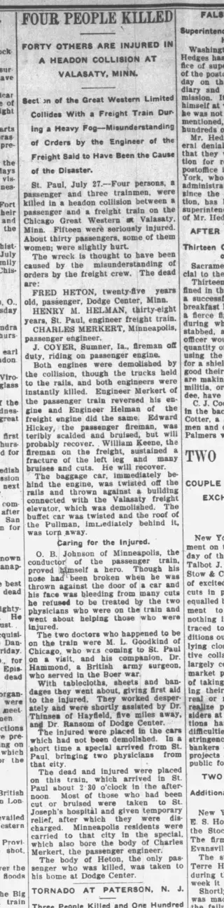 other Newspaper clipping from Jul 30, 1903 5695064