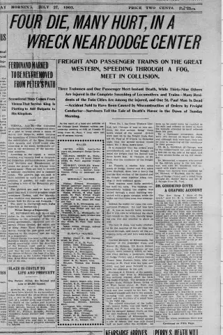 other Newspaper clipping from Jul 27, 1903 5695086