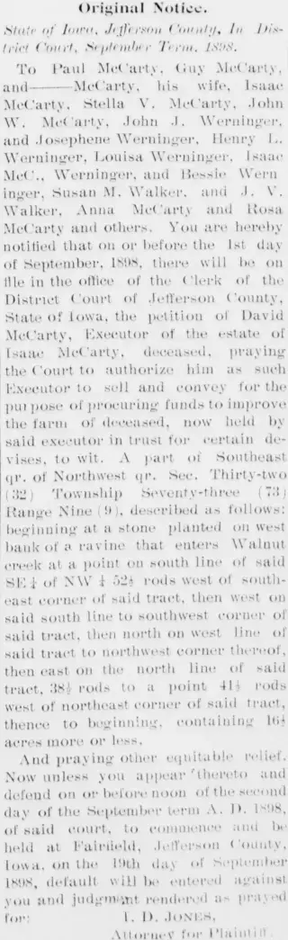 other Newspaper clipping from Jul 29, 1898 5695361
