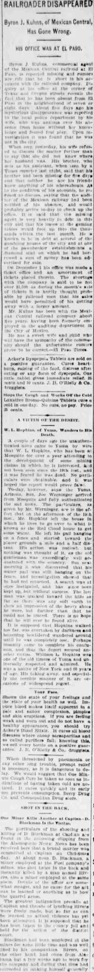 other Newspaper clipping from Jan 3, 1901 5695487