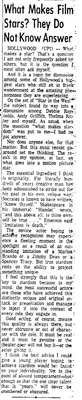 other Newspaper clipping from Aug 3, 1961 5695726