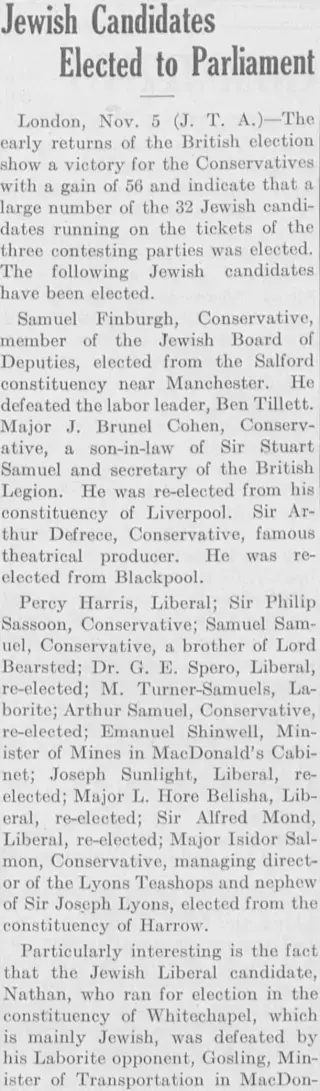 other Newspaper clipping from Nov 7, 1924 5695734