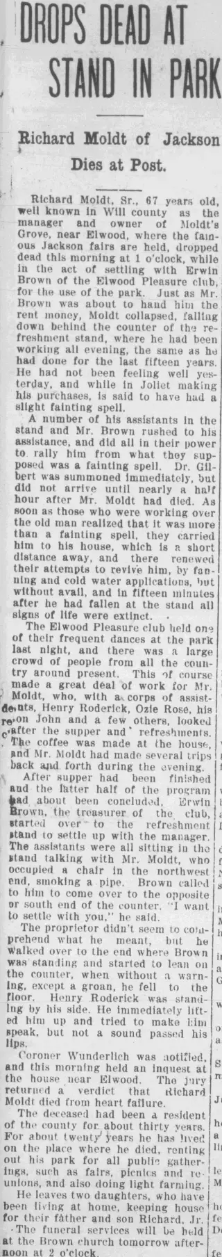other Newspaper clipping from Jul 17, 1909 5695899