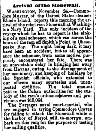 other Newspaper clipping from Nov 25, 1865 5696079